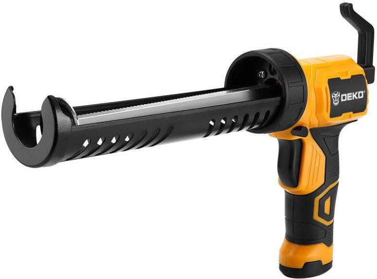 Пистолет для герметика Deko DKGG механический полузакрытый для герметиков оранжевый/черный (063-4268)