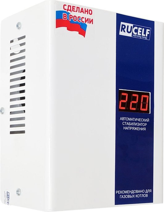 Стабилизатор напряжения Rucelf Котел-1200 1.2кВА однофазный белый