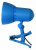 Светильник Трансвит НАДЕЖДА1MINI (NADEZHDA1MINI/BLU) настольный на прищепке E27 синий лазурь 40Вт - купить недорого с доставкой в интернет-магазине