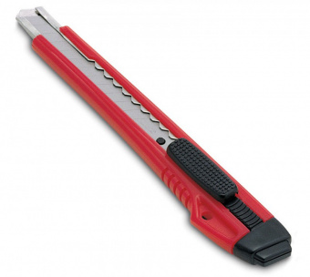 Нож канцелярский Kw-Trio 3563red шир.лез.9мм усиленный 2 сменных лезвия металл красный блистер - купить недорого с доставкой в интернет-магазине