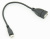 Кабель USB (f)-micro USB (m) 0.2м черный - купить недорого с доставкой в интернет-магазине
