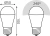 Лампа светодиодная Gauss Basic 13Вт цок.:E27 шар св.свеч.бел.нейт. (10502232) - купить недорого с доставкой в интернет-магазине