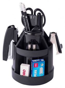 Настольный набор Deli E38250A (15 предметов) пластик черный - купить недорого с доставкой в интернет-магазине