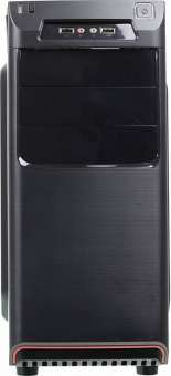Корпус Accord ACC-B305 черный без БП ATX 2xUSB2.0 audio - купить недорого с доставкой в интернет-магазине