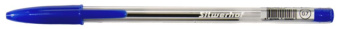 Ручка шариков. Silwerhof Simplex (016045-01) d=0.7мм син. черн. кор.карт. одноразовая ручка линия 0.5мм - купить недорого с доставкой в интернет-магазине