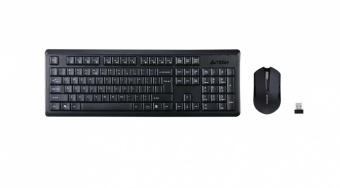 Клавиатура + мышь A4Tech V-Track 4200N клав:черный мышь:черный USB беспроводная Multimedia - купить недорого с доставкой в интернет-магазине
