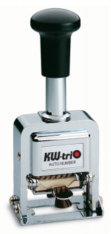 Нумератор Kw-Trio 20700 металл корп.:серебристый автоматический 7разр. 1стр. - купить недорого с доставкой в интернет-магазине