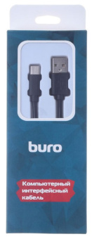 Кабель Buro BHP RET TYPEC1 BL USB A(m) USB Type-C (m) 1м черный - купить недорого с доставкой в интернет-магазине