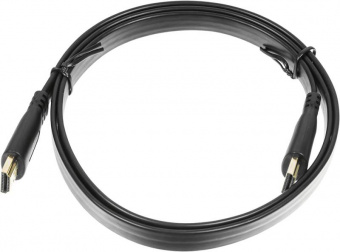 Кабель аудио-видео Buro HDMI 1.4 Flat HDMI (m)/HDMI (m) 1м. черный (BHP HDMI 1) - купить недорого с доставкой в интернет-магазине