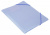 Папка на резинке Бюрократ Gems GEMPR05AZURE A4 пластик кор.30мм 0.5мм голубой топаз карман для визитки - купить недорого с доставкой в интернет-магазине