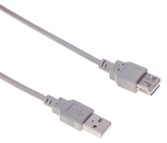 Кабель Buro BHP RET USB_AF30 USB A(m) USB A(f) 3м серый блистер - купить недорого с доставкой в интернет-магазине