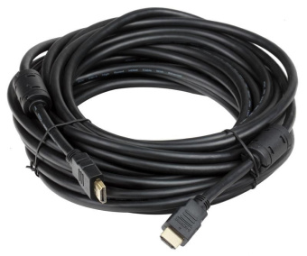 Кабель аудио-видео Ningbo HDMI (m)/HDMI (m) 10м. феррит.кольца позолоч.конт. черный (HDMI-10M-MG(VER1.4)) - купить недорого с доставкой в интернет-магазине