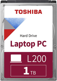 Жесткий диск Toshiba SATA-III 1TB HDWL110UZSVA Notebook L200 Slim (5400rpm) 128Mb 2.5" - купить недорого с доставкой в интернет-магазине