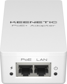 Инжектор PoE+ Keenetic KN-4510 10/100/1000BASE-T 30Вт 100-240В(АС) - купить недорого с доставкой в интернет-магазине