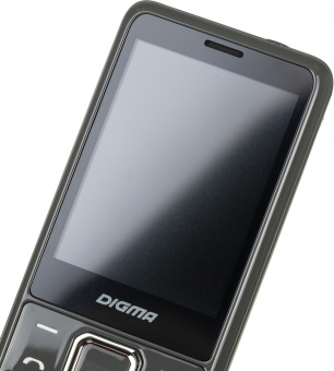 Мобильный телефон Digma LINX B280 32Mb серый моноблок 2Sim 2.8" 240x320 0.08Mpix GSM900/1800 FM microSD max16Gb - купить недорого с доставкой в интернет-магазине