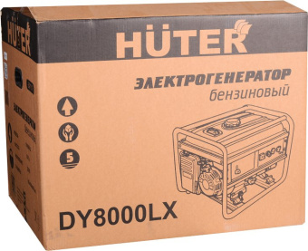 Генератор Huter DY8000LX 7кВт - купить недорого с доставкой в интернет-магазине