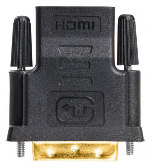 Переходник Buro HDMI-19FDVID-M_ADPT HDMI (f) DVI-D (m) черный - купить недорого с доставкой в интернет-магазине