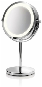 Косметическое зеркало MedisanaCM 840 13см настольное серебристый (88550) - купить недорого с доставкой в интернет-магазине