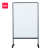 Доска стеклянная Deli 50060 146.4х102.6см алюминиевая рама стекло на роликах - купить недорого с доставкой в интернет-магазине
