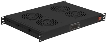 Модуль вентиляторный NTSS (NTSS-FAN4/19T-BL) 4 вент. черный (упак.:1шт) - купить недорого с доставкой в интернет-магазине
