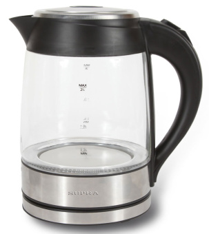 Чайник электрический Supra KES-2005 2л. 1500Вт белый (корпус: пластик) - купить недорого с доставкой в интернет-магазине