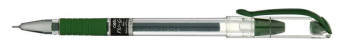 Ручка гелевая Cello FLO GEL 0.5мм резин. манжета зеленый индив. пакет с европодвесом - купить недорого с доставкой в интернет-магазине