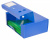 Короб архивный вырубная застежка Бюрократ -BA120BLUE пластик 1мм корешок 120мм 330х245мм синий - купить недорого с доставкой в интернет-магазине