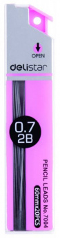 Грифель Deli E7004 0.7мм 2B туба - купить недорого с доставкой в интернет-магазине