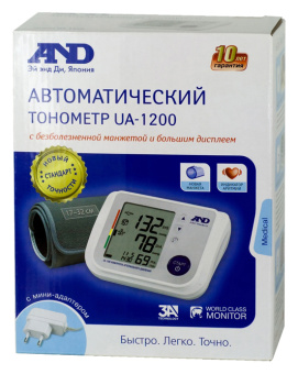 Тонометр автоматический A&D UA-1200 - купить недорого с доставкой в интернет-магазине