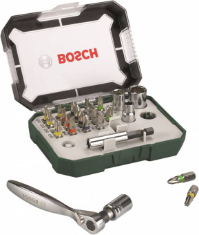 Набор бит Bosch PromoLine (2607017322) (26пред.) для шуруповертов - купить недорого с доставкой в интернет-магазине