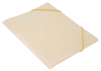 Папка на резинке Бюрократ Gems GEMPR05CREAM A4 пластик кор.30мм 0.5мм кремовый жемчуг карман для визитки - купить недорого с доставкой в интернет-магазине