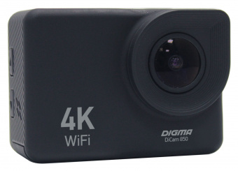 Экшн-камера Digma DiCam 850 черный - купить недорого с доставкой в интернет-магазине