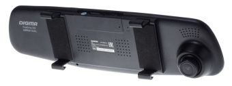 Видеорегистратор Digma FreeDrive 303 MIRROR DUAL черный 5Mpix 1080x1920 1080p 120гр. GP2248 - купить недорого с доставкой в интернет-магазине