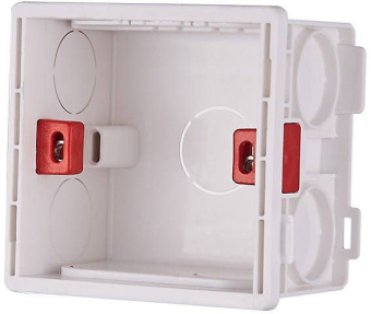 Монтажная коробка Aqara A01-86 для выключателей 86x84x50мм белый - купить недорого с доставкой в интернет-магазине