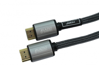 Кабель аудио-видео LAZSO WH-111-B HDMI (m)/HDMI (m) 0.5м. Позолоченные контакты черный (WH-111(0,5M)-B) - купить недорого с доставкой в интернет-магазине