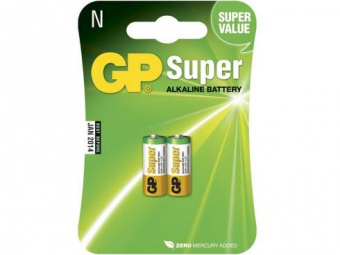 Батарея GP Super Alkaline 910A LR1 N (2шт) - купить недорого с доставкой в интернет-магазине