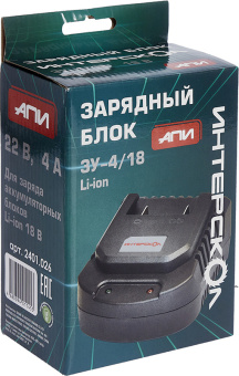 Зарядное устройство Интерскол ЗУ-4/18 (2401.126) - купить недорого с доставкой в интернет-магазине