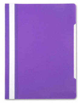Папка-скоросшиватель Бюрократ -PS20VIO A4 прозрач.верх.лист пластик фиолетовый 0.12/0.16 - купить недорого с доставкой в интернет-магазине