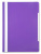 Папка-скоросшиватель Бюрократ -PS20VIO A4 прозрач.верх.лист пластик фиолетовый 0.12/0.16 - купить недорого с доставкой в интернет-магазине