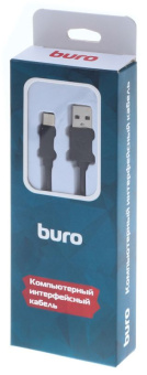 Кабель Buro BHP RET TYPEC1 BL USB A(m) USB Type-C (m) 1м черный - купить недорого с доставкой в интернет-магазине