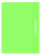 Папка-скоросшиватель Бюрократ Double Neon -PSLDNE/LETT A4 прозрач.верх.лист пластик салатовый 0.14/0.18 - купить недорого с доставкой в интернет-магазине