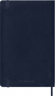 Блокнот Moleskine CLASSIC SOFT QP619B20 Large 130х210мм 192стр. пунктир мягкая обложка синий сапфир - купить недорого с доставкой в интернет-магазине