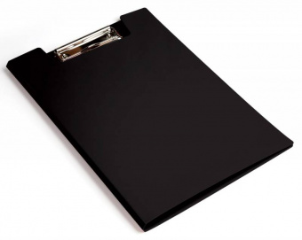 Папка клип-борд Бюрократ -PD602BLCK A4 пластик 1.2мм черный с крышкой - купить недорого с доставкой в интернет-магазине