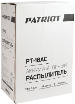 Опрыскиватель Patriot PT-18AC аккум. ранц. 16л оранжевый/черный (755302532) - купить недорого с доставкой в интернет-магазине