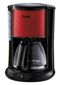 Кофеварка капельная Tefal CM361E38 1000Вт красный - купить недорого с доставкой в интернет-магазине