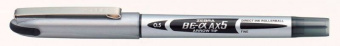 Ручка роллер Zebra Zeb-Roller BE& AX5 (15981Z) серебристый d=0.5мм черн. черн. одноразовая ручка стреловидный пиш. наконечник линия 0.3мм - купить недорого с доставкой в интернет-магазине
