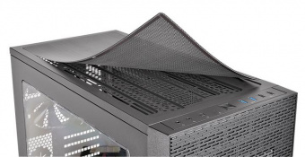 Корпус Thermaltake Core X71 TG черный без БП ATX 2xUSB2.0 2xUSB3.0 audio bott PSU - купить недорого с доставкой в интернет-магазине