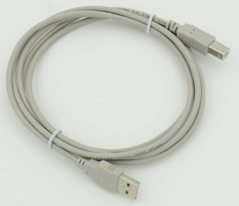 Кабель 218998 USB A(m) USB B(m) 1.8м серый (упак.:1шт) - купить недорого с доставкой в интернет-магазине