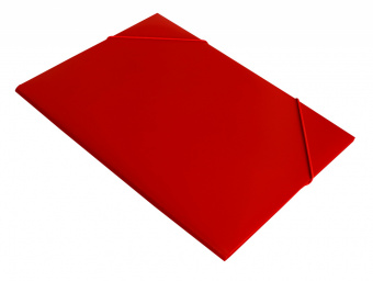 Папка на резинке Бюрократ -PR05RED A4 пластик кор.30мм 0.5мм красный - купить недорого с доставкой в интернет-магазине
